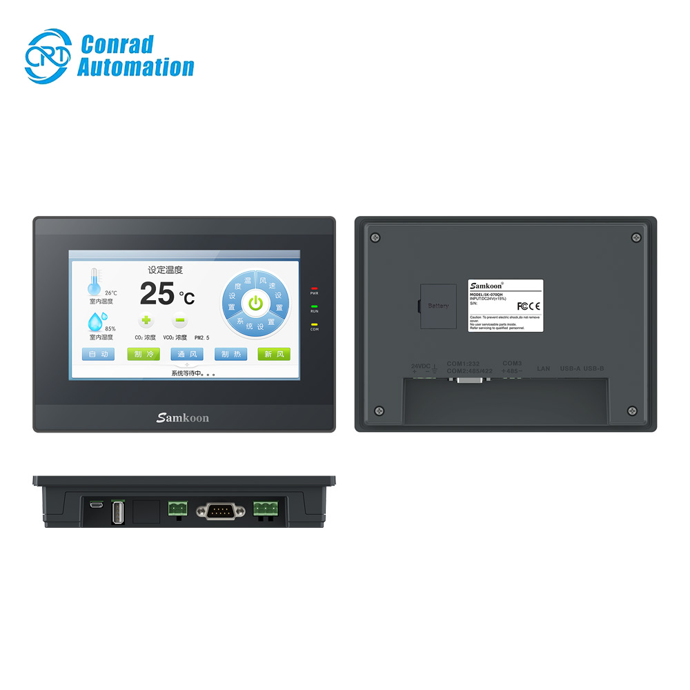 Samkoon HMI High Quality Industrial Samkoon SK-070QH Human Machine Interface HMI 7 Inch Touch Screen Display in Stock