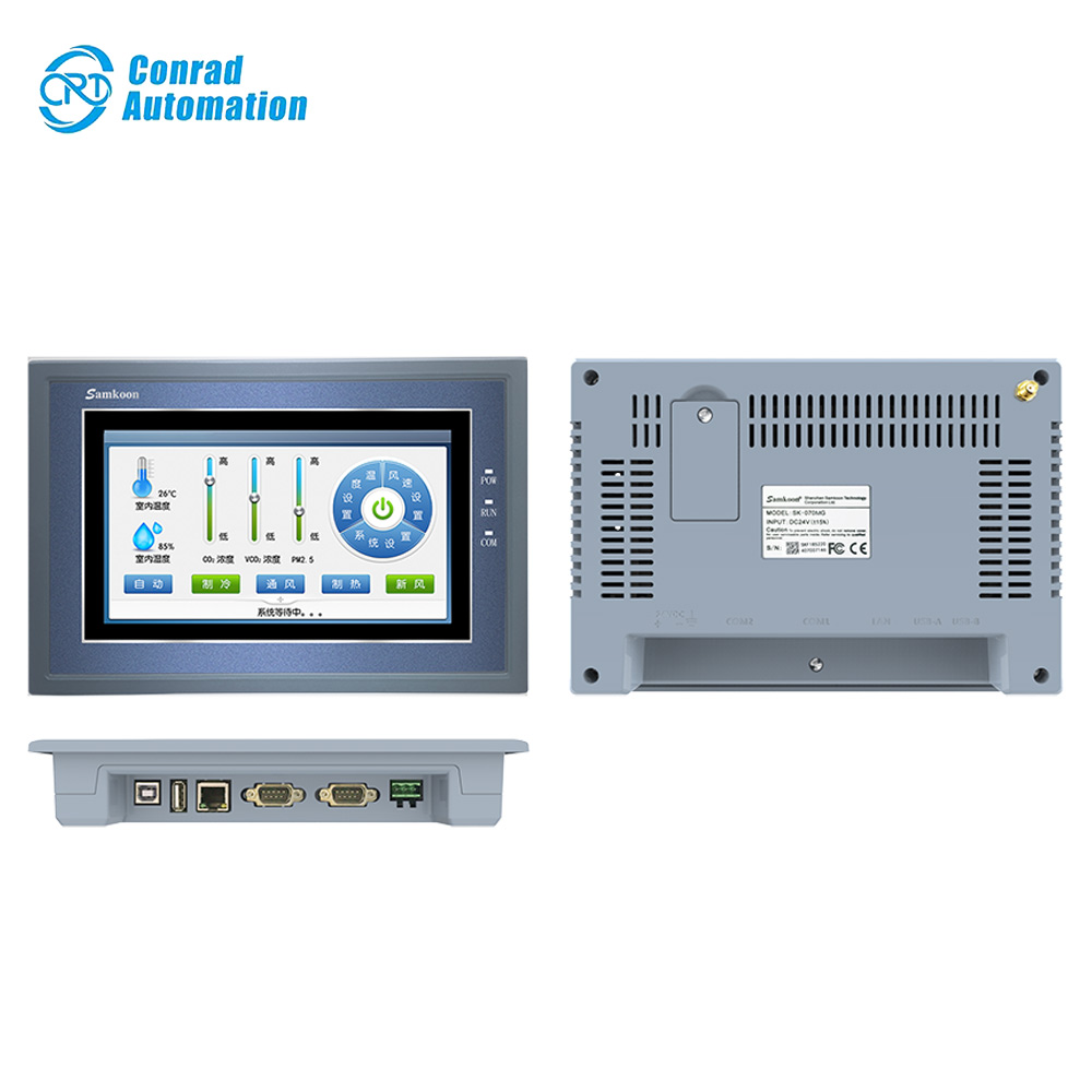 Samkoon HMI High Quality Industrial Samkoon SK-070GW Human Machine Interface HMI 7 Inch Touch Screen Display in Stock