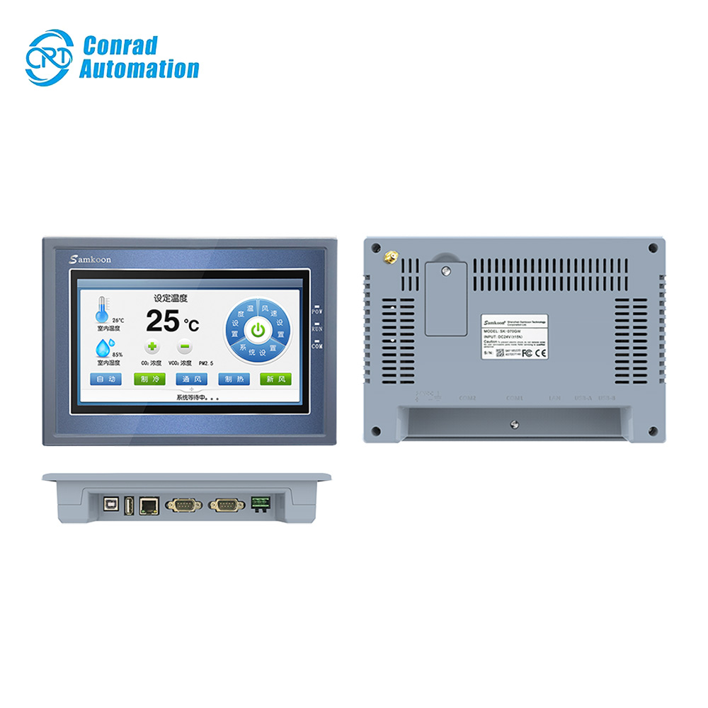 Samkoon HMI High Quality Industrial Samkoon SK-070GG Human Machine Interface HMI 7 Inch Touch Screen Display in Stock